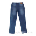 Popular Men's 96% Cotton 4% Spandex Knitted Jeans